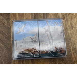 Vintage Sealed Double Deck Of Playing Cards Redi’slip Ducks Redi Slip